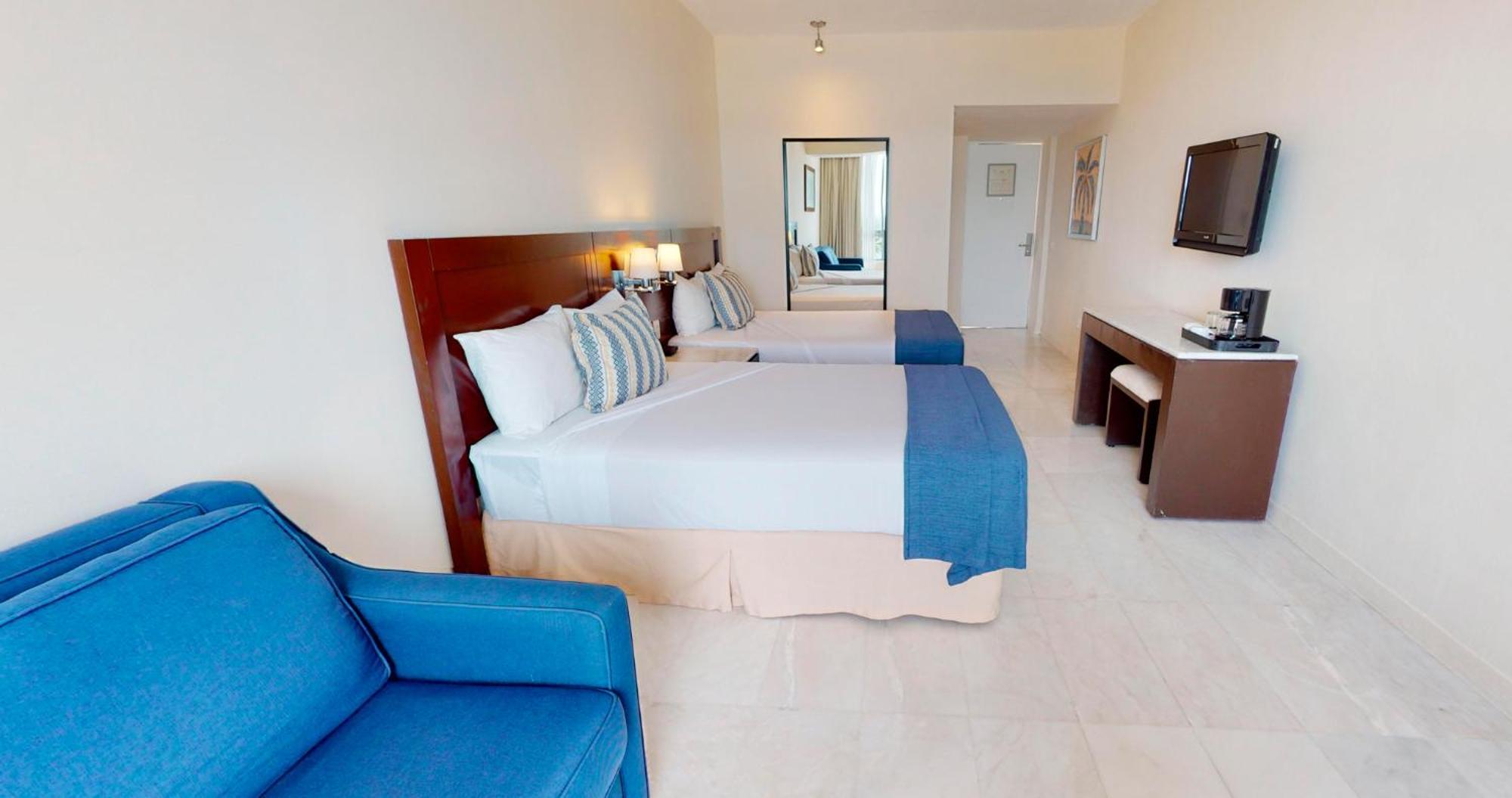 Standard Double Room Two Double Beds Ocean View